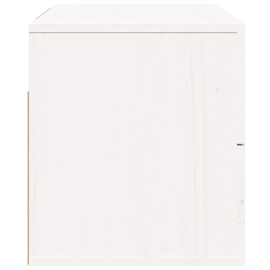 Wall-mounted Bedside Cabinet White 50x36x40 cm